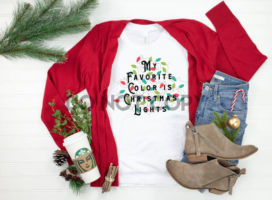 My favorite color is Christmas lights Dream Print or Sublimation Print