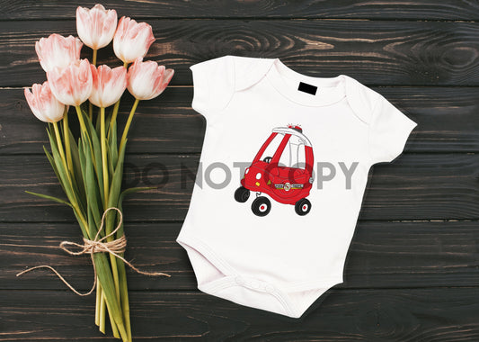 Fire Department Cozy Coupe Sublimation print
