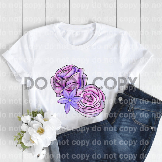 Floral Arrangement Pastel Sublimation print