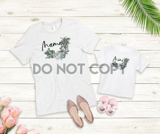 Mini Estampado Floral Por Sublimación
