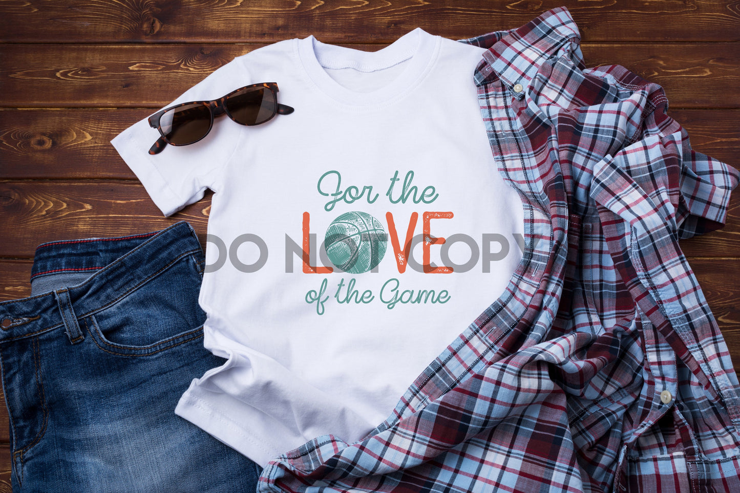 For The Love Of The Game Basketball Sublimation print