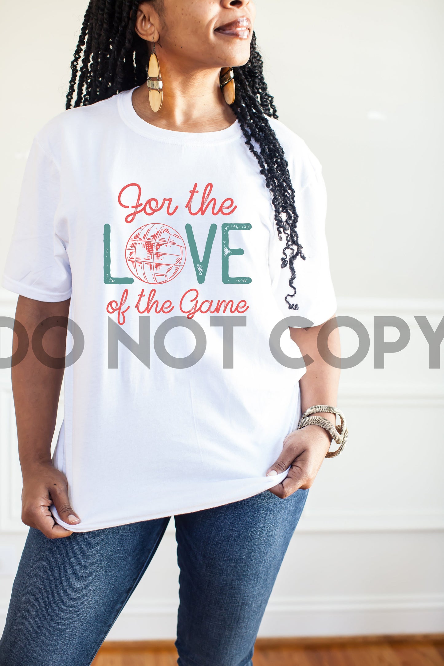 For The Love Of The Game Volleyball Sublimation print