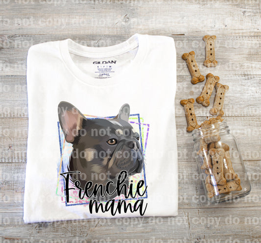 Frenchie Face Mama Pastel Sublimation Print