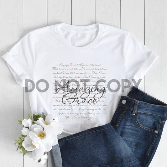 Full Amazing Grace Sublimation Print