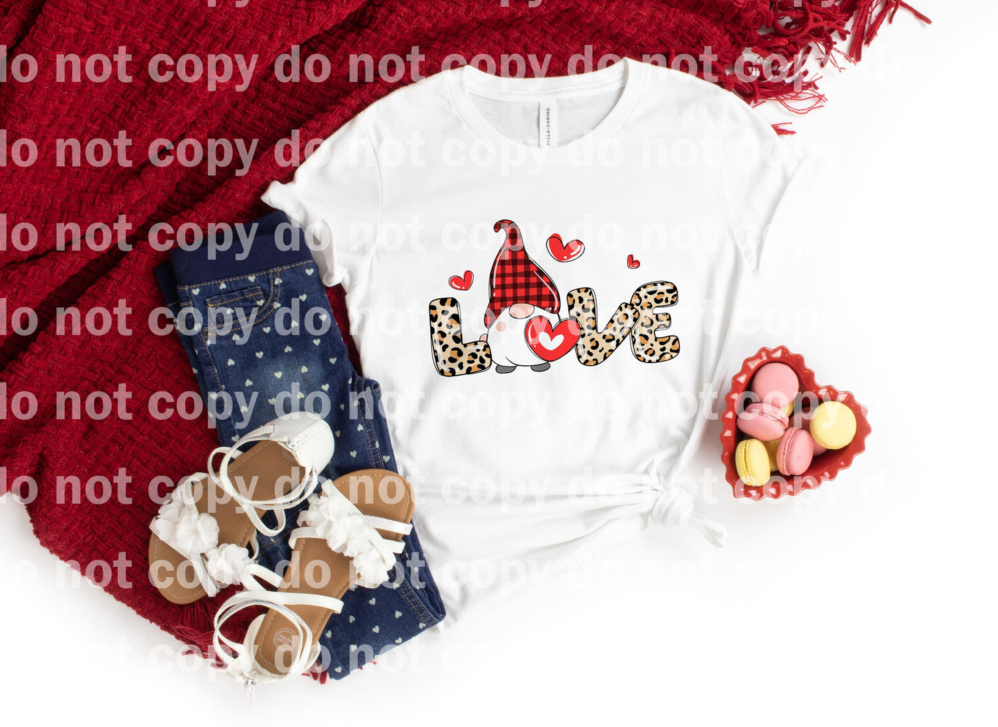 Gnomes Love Leopard Dream Print or Sublimation Print