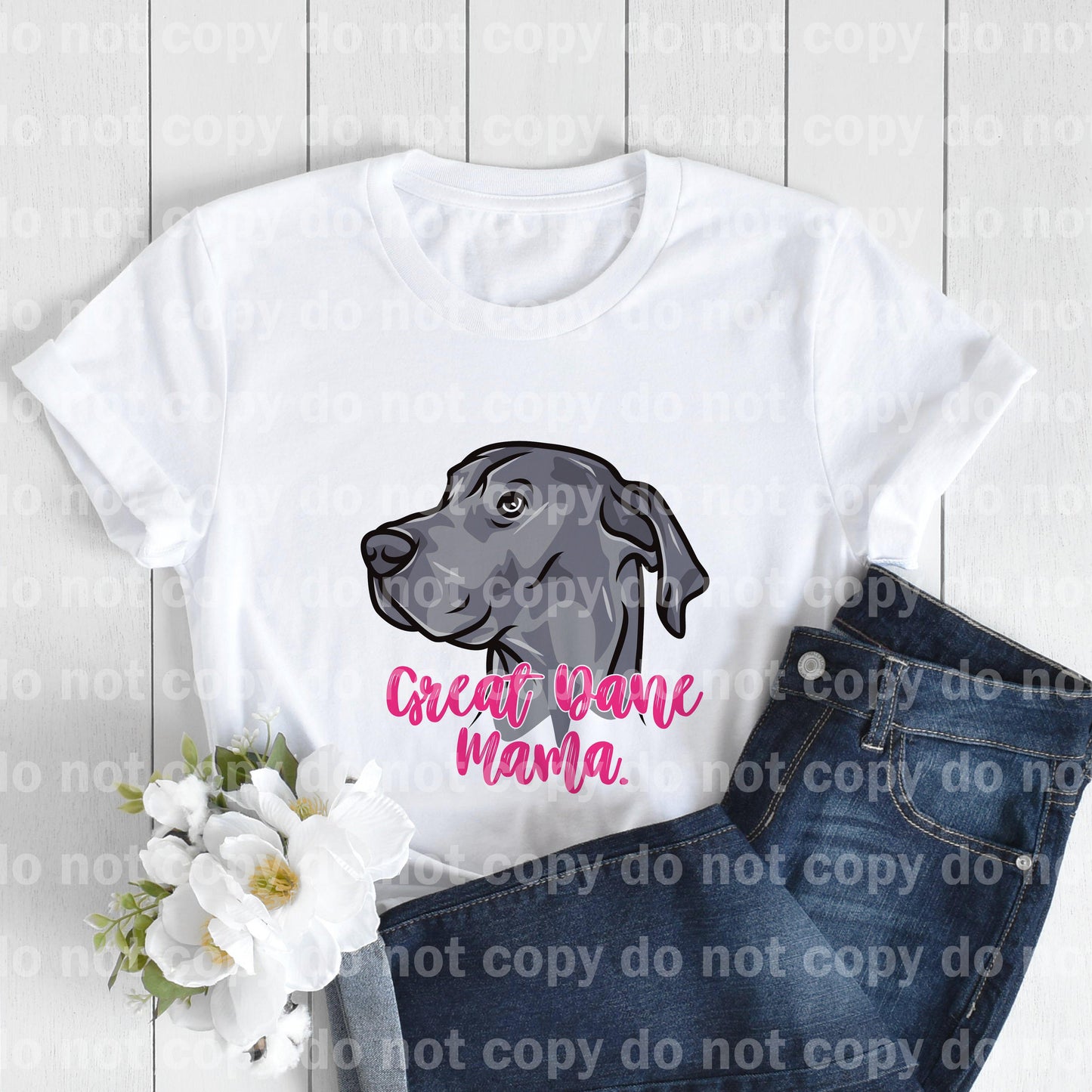 Great Dane Mama Sublimation Print