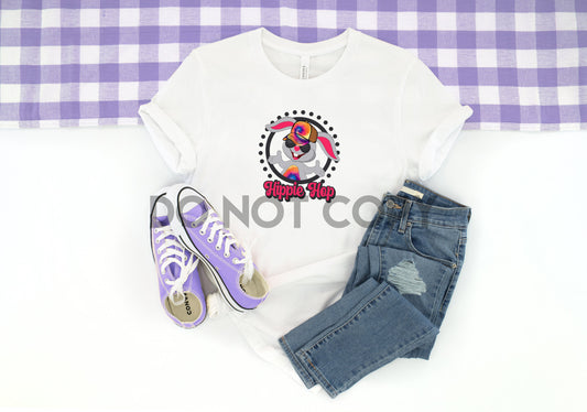 Hippie Hop Grey Bunny Sublimation print