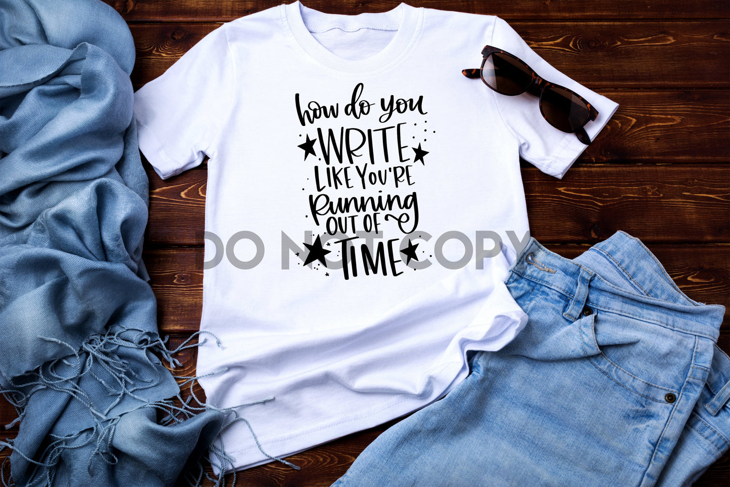 How Do You Write Like You're Running Out of Time sublimation print