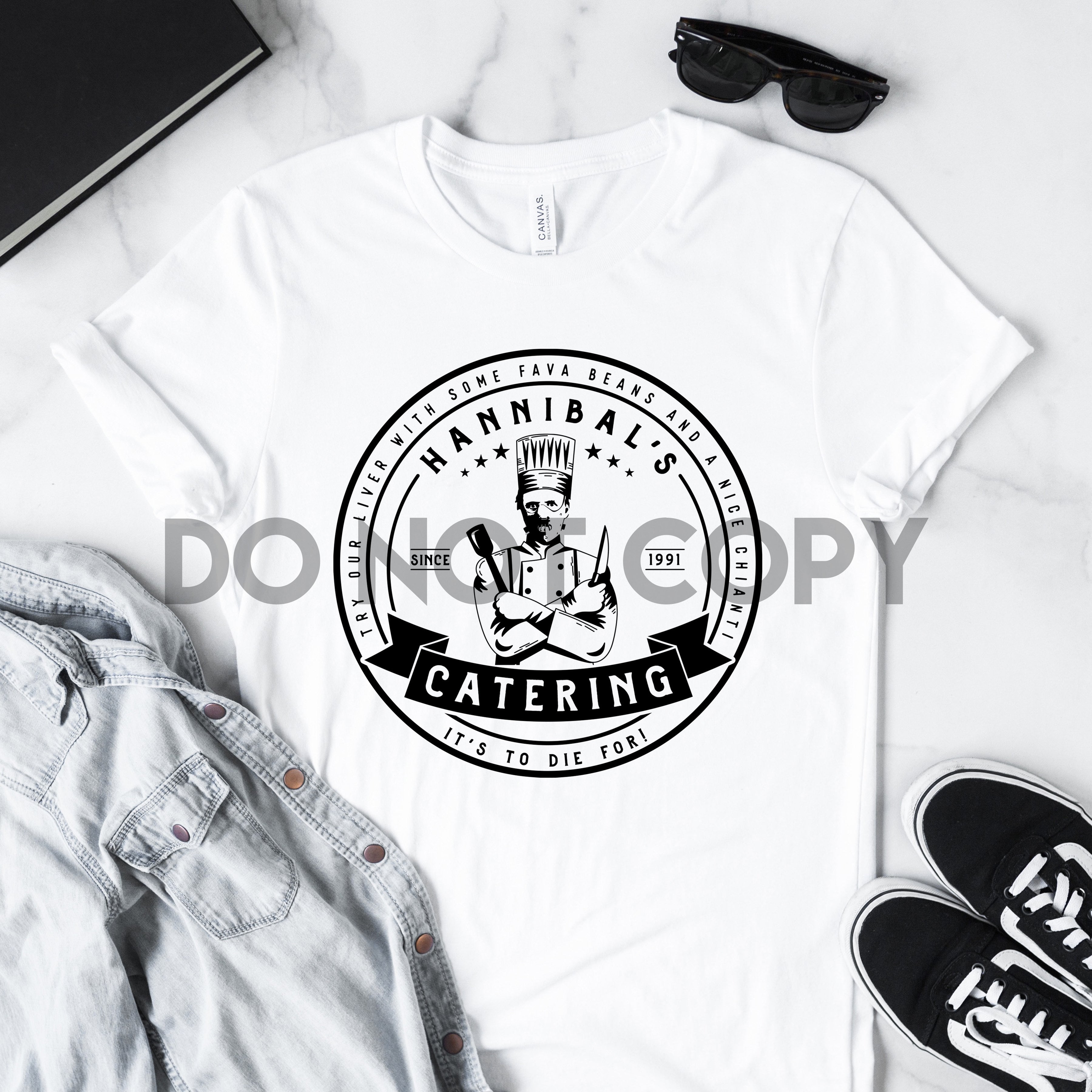 Hannibal Catering It's to die for Sublimation print – Puttin on the Printz