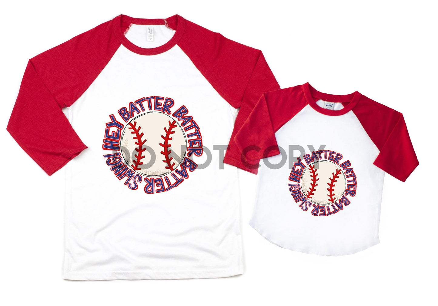 Hey Batter Batter Baseball Dream Print or Sublimation Print