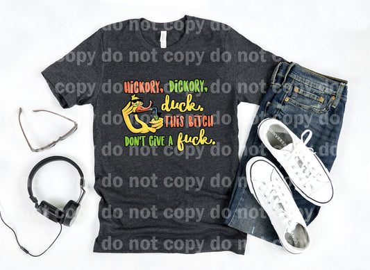 Hickory Dickory Duck Dream print transfer