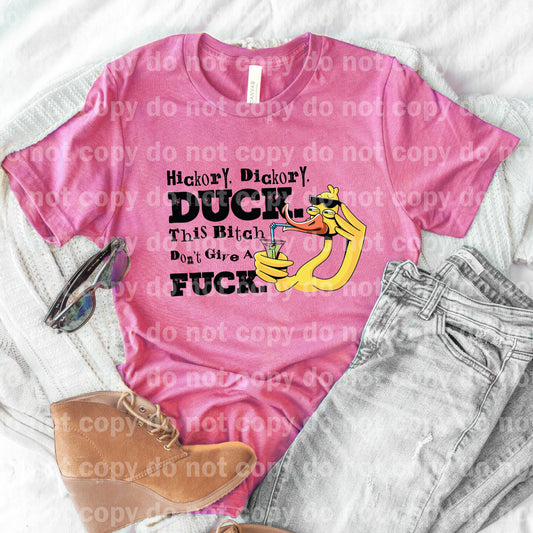 Transferencia de impresión Hickory Dickory Duck Black Distressed Dream