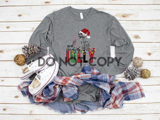 I’m so freaking jolly Skellie Christmas Dream Print or Sublimation Print