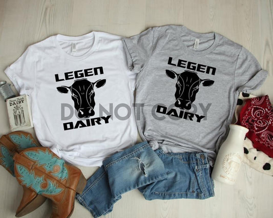Legen Dairy legendairy vaca divertida Imprimir transferencia 