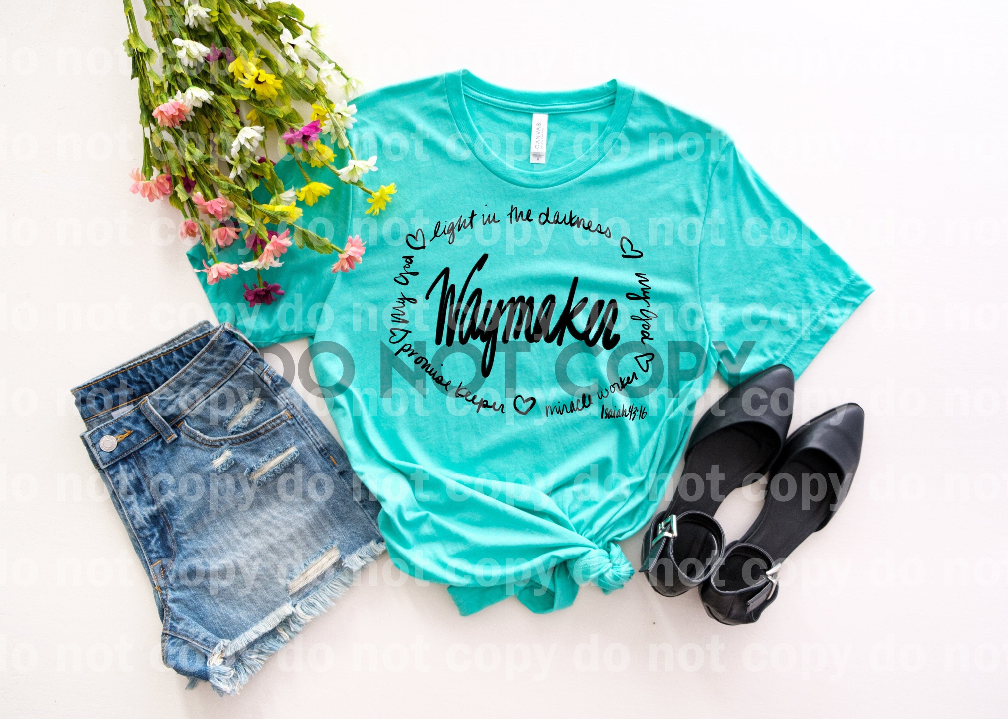 Waymaker Bible Verse Religious Dream Print or Sublimation Print ...