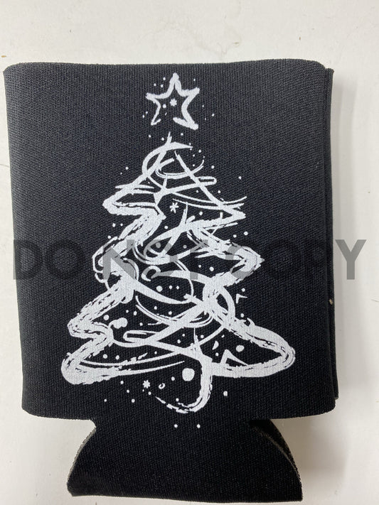 Árbol de Navidad #1 coozie Pocket Tea toalla máscara puede abrazar un color Transferencia de serigrafía