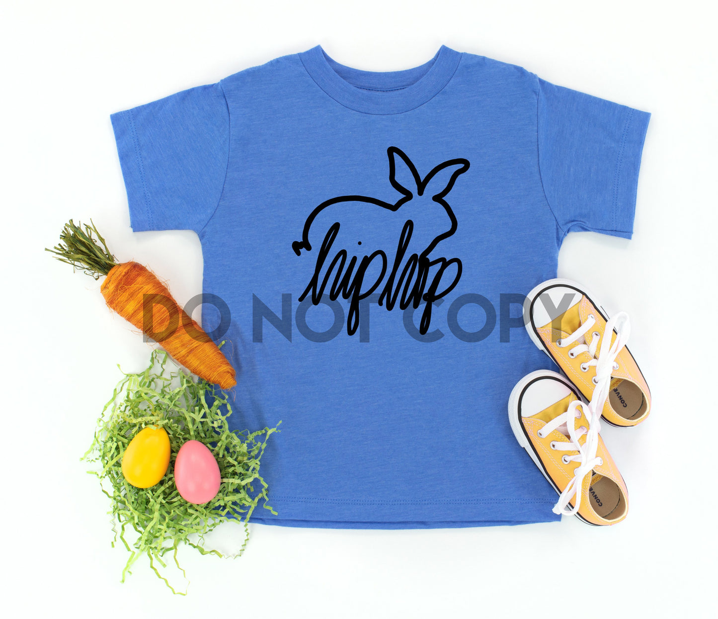 Destash Hip hop bunny Easter adult youth one color Screen Print plastisol transfer