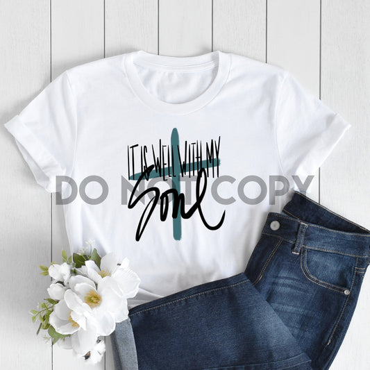 Está bien con la impresión de sublimación de My Soul Cross