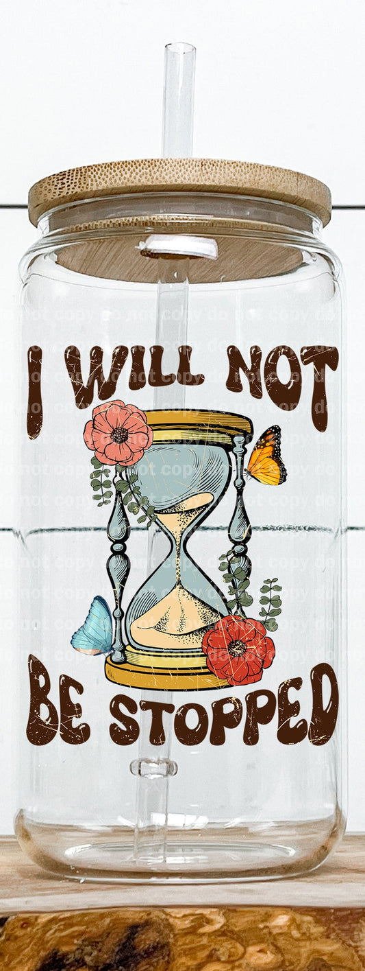 I Will Not Be Stopped Decal 2.7 x 3.5