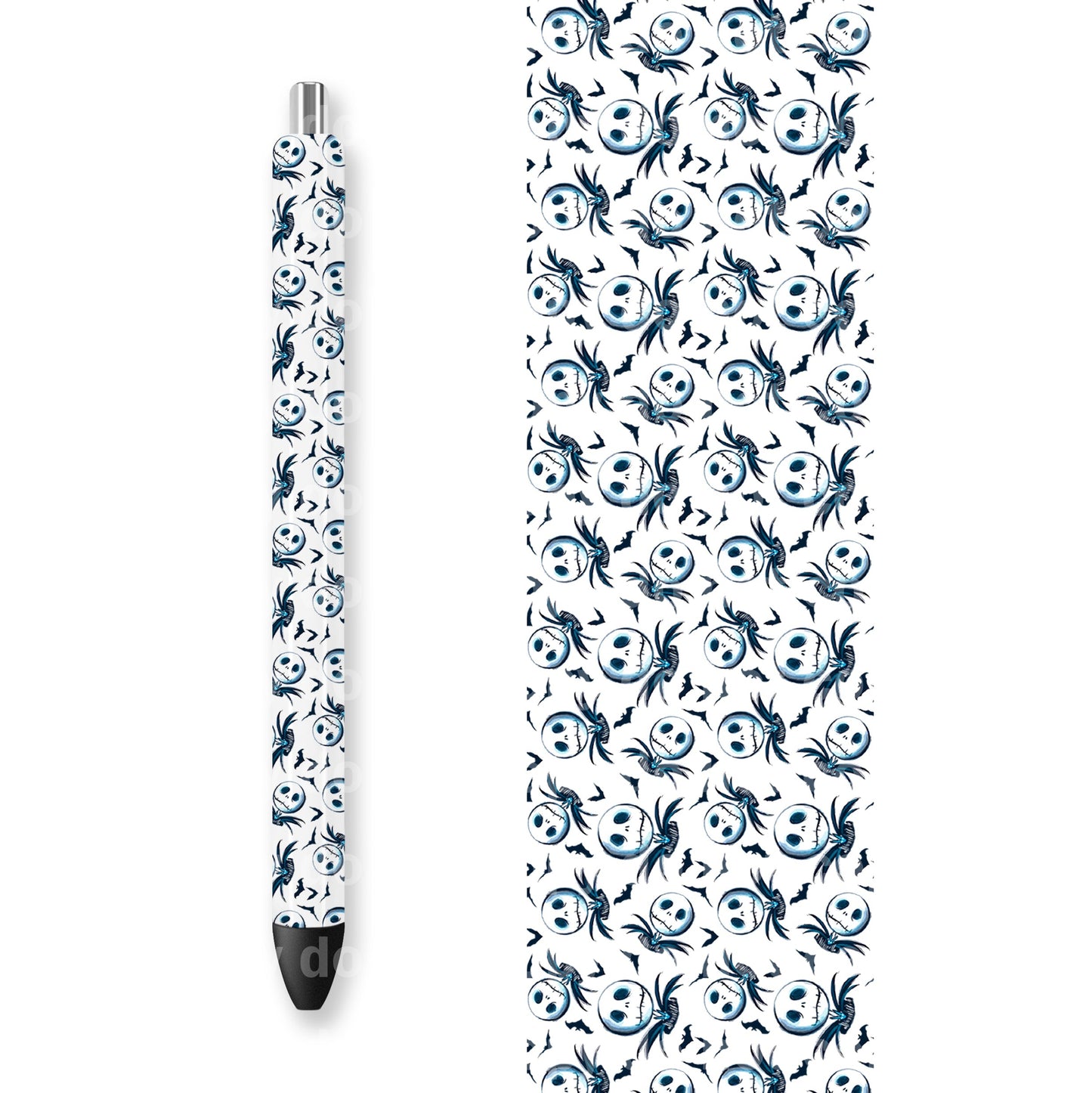 Jack Head And Bats 16oz Cup Wrap and Pen Wrap