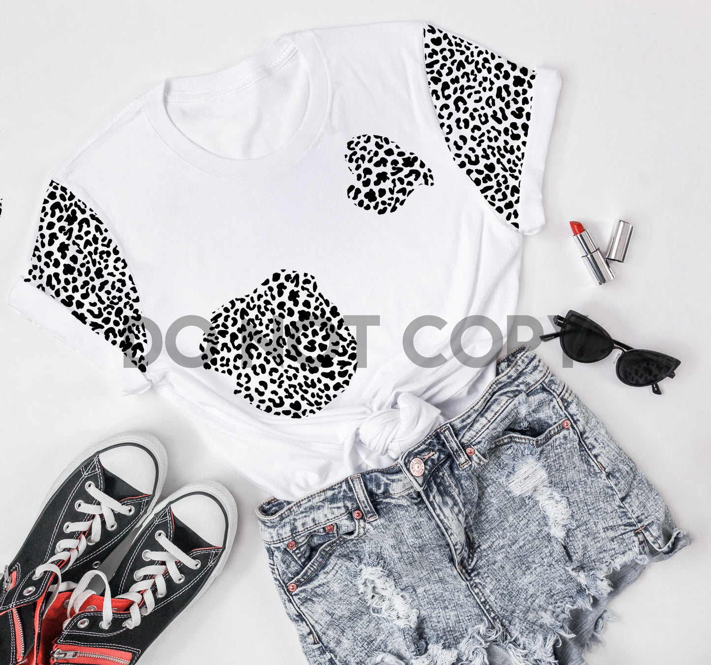 Leopard square block  can cut to shapes as desired Sublimation Print