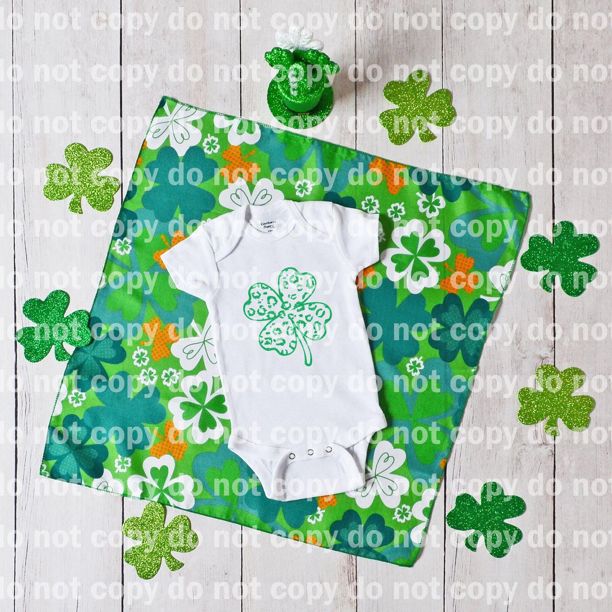 Leopard Shamrock Dream Print or Sublimation Print
