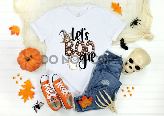 Lets Boo Gie Ghost Sublimation Print