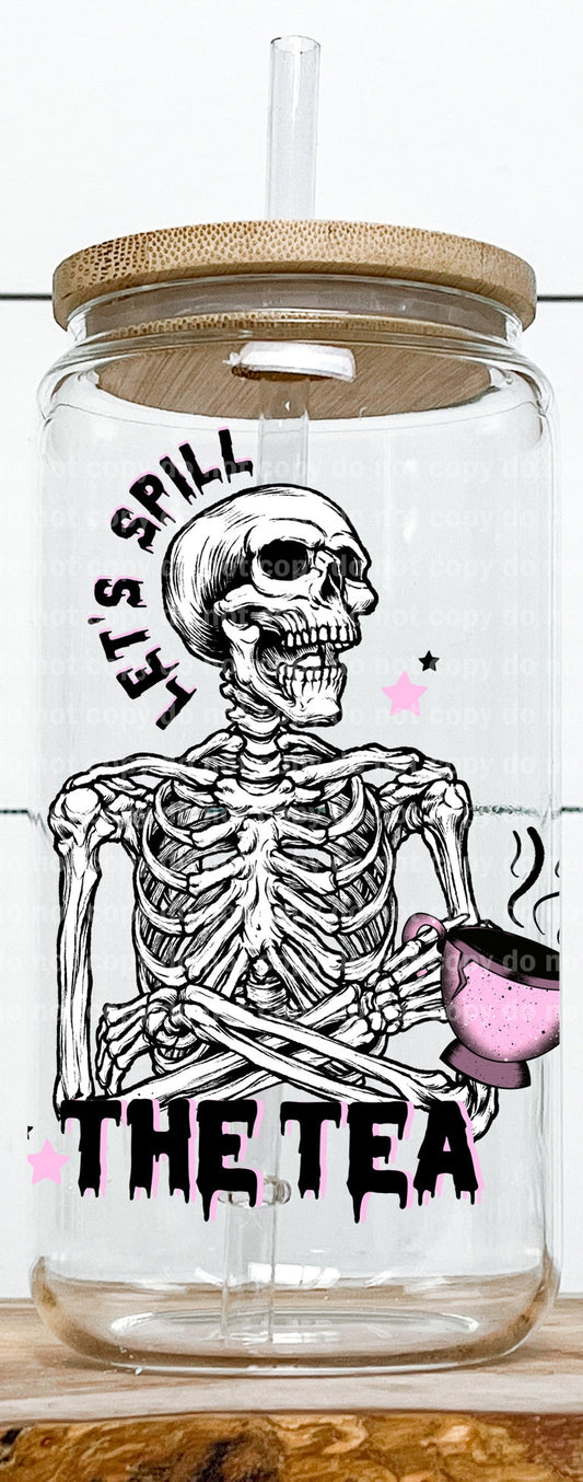 Let's Spill The Tea Decal 2.7 x 3.5