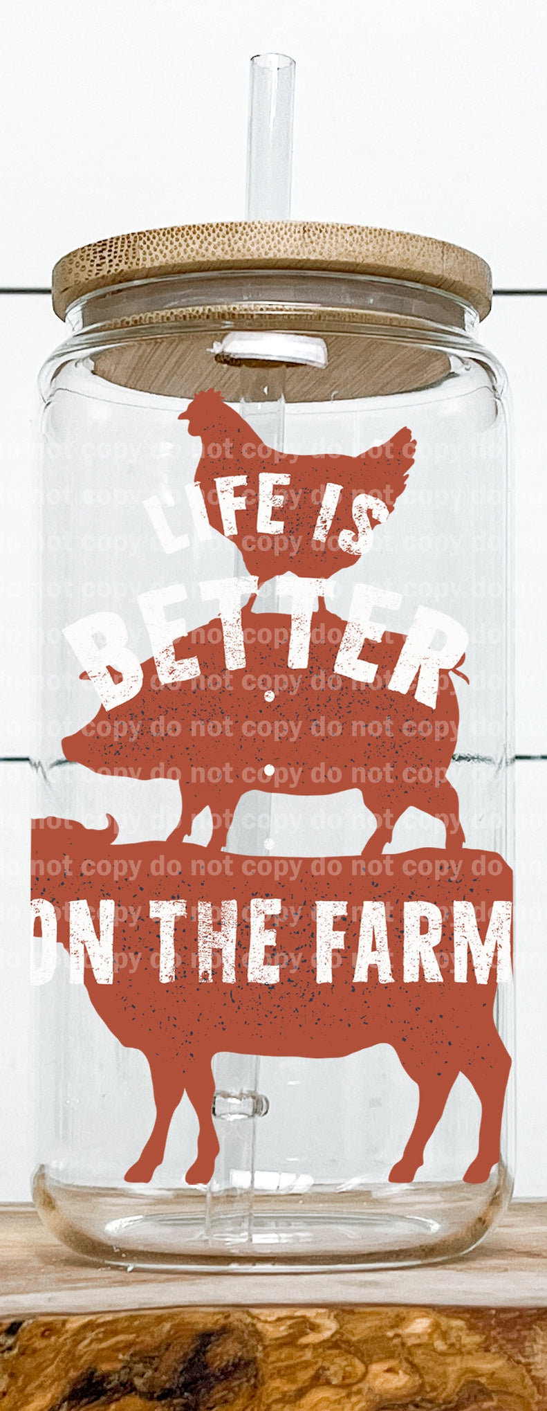 Life Is Better On The Farm Decal 2.8 x 4