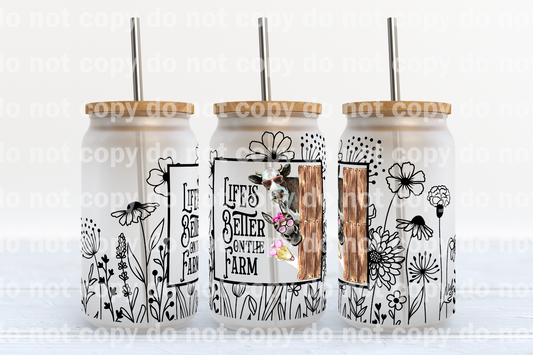 Life Is Better On The Farm 16oz Cup Wrap