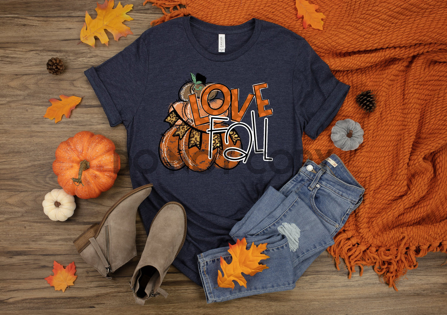 Love fall pumpkin Dream Print or Sublimation Print