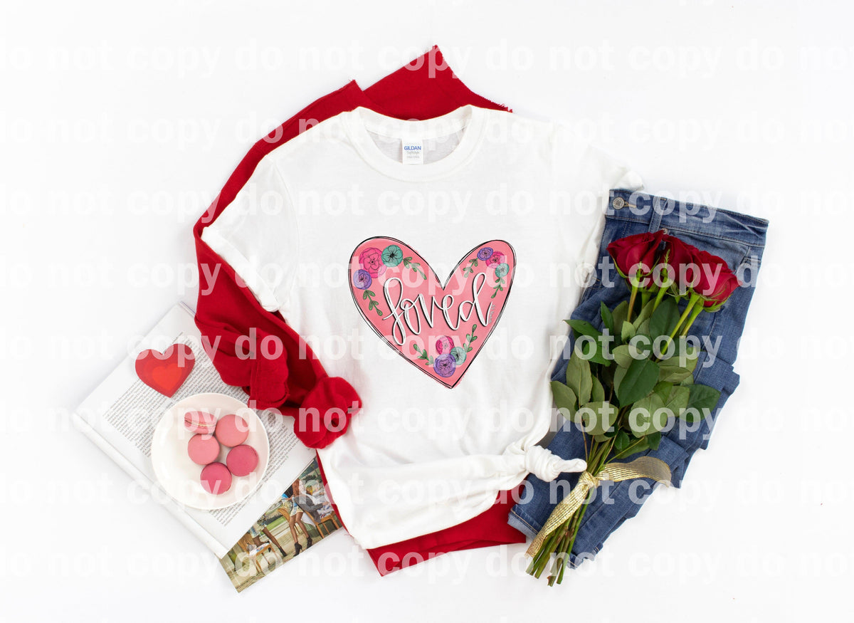 Love Floral Heart Dream Print or Sublimation Print