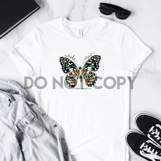 Made New 2 Corinthians 5:17 Butterfly Sublimation print