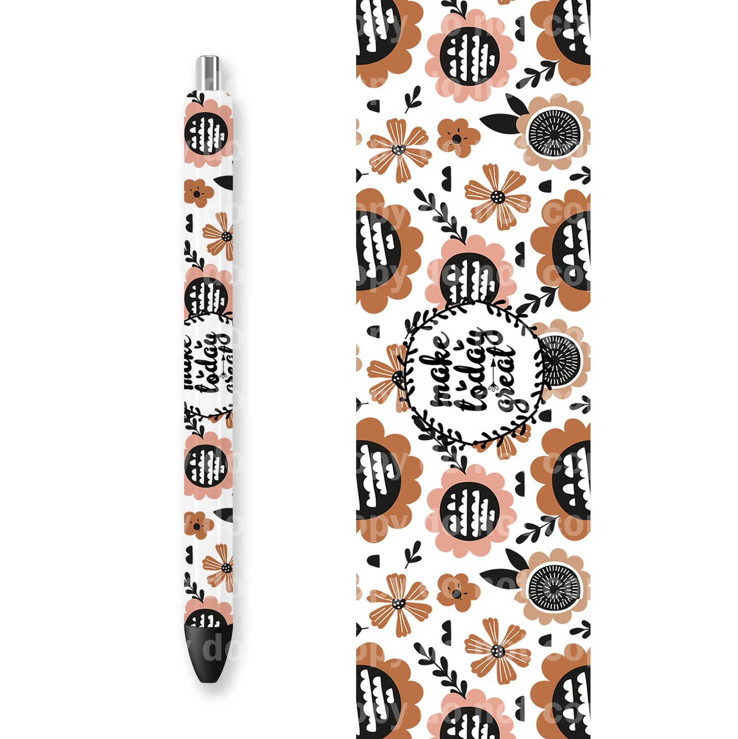 Make Today Great 16oz Cup Wrap and Pen Wrap