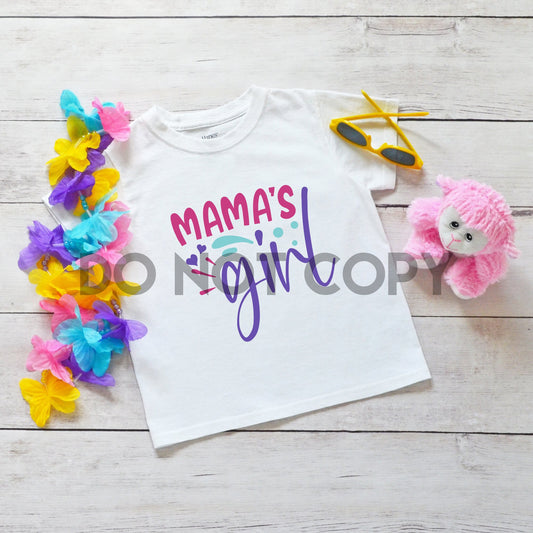Mama's Girl Pink and Purple Sublimation Print