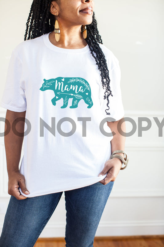 Mama Bear Turquoise Dream Print or Sublimation Print