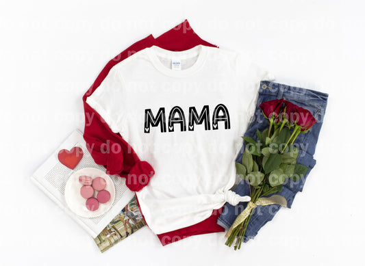 Mama Hearts Typography Dream Print or Sublimation Print