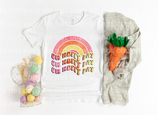 Oh Hoppy Day Rainbow Sublimation Print