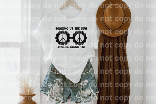 Soaking Up The Sun Spring Break '22 Black Sublimation print