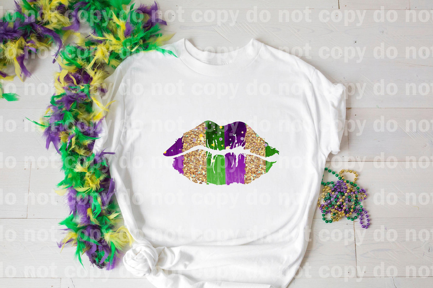 Mardi Gras Lips Dream Impresión o Impresión de Sublimación