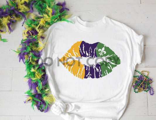 Labios de Mardi Gras Fleur de lis Dream Print o Sublimation Print