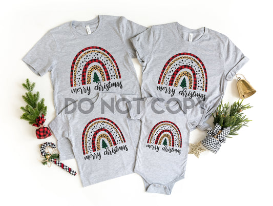 Feliz Navidad Plaid Rainbow Dream Impresión o Impresión por Sublimación