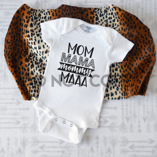 Mom Mommy Mama Maaa Sublimation print