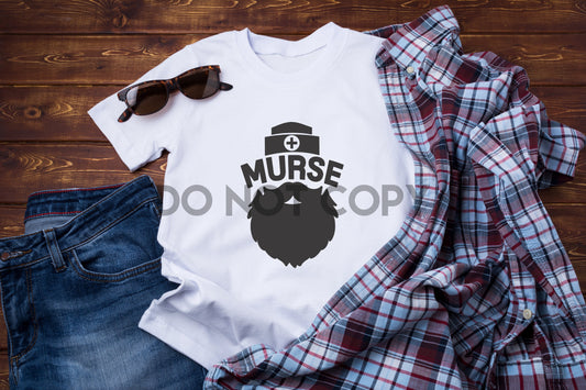 Murse Male Nurse Sublimation Print