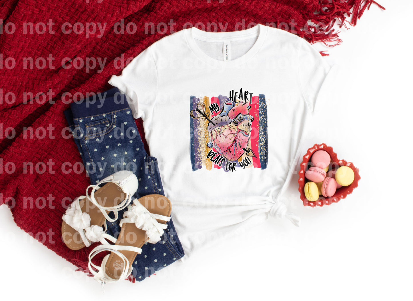 My Heart Beats For You Sublimation print