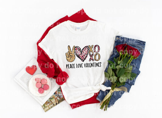 Impresión de sublimación Peace Love Valentines