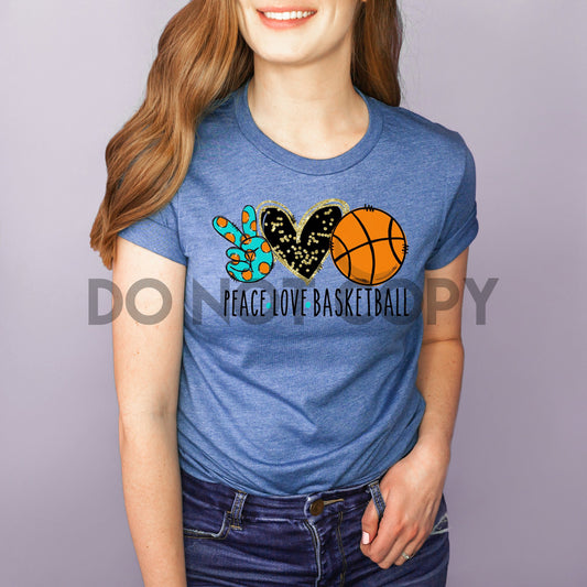 Peace Love Basketball Dream Print or Sublimation Print