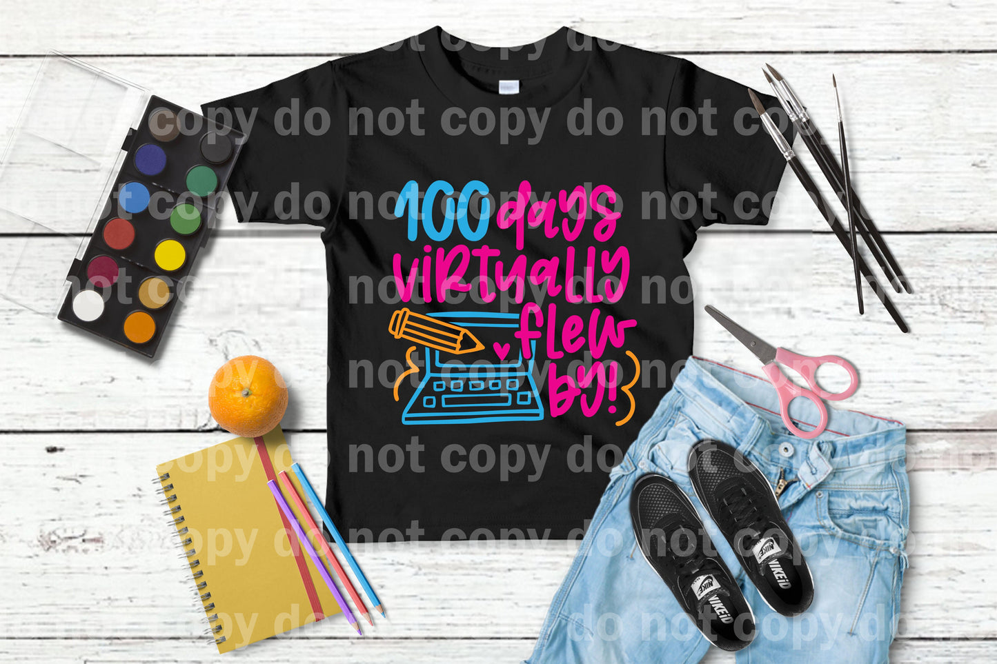 100 Days Virtually Flew By Dream Print or Sublimation Print