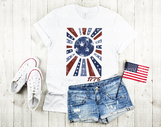 1776 Retro Freedom Sun Dream Print or Sublimation Print