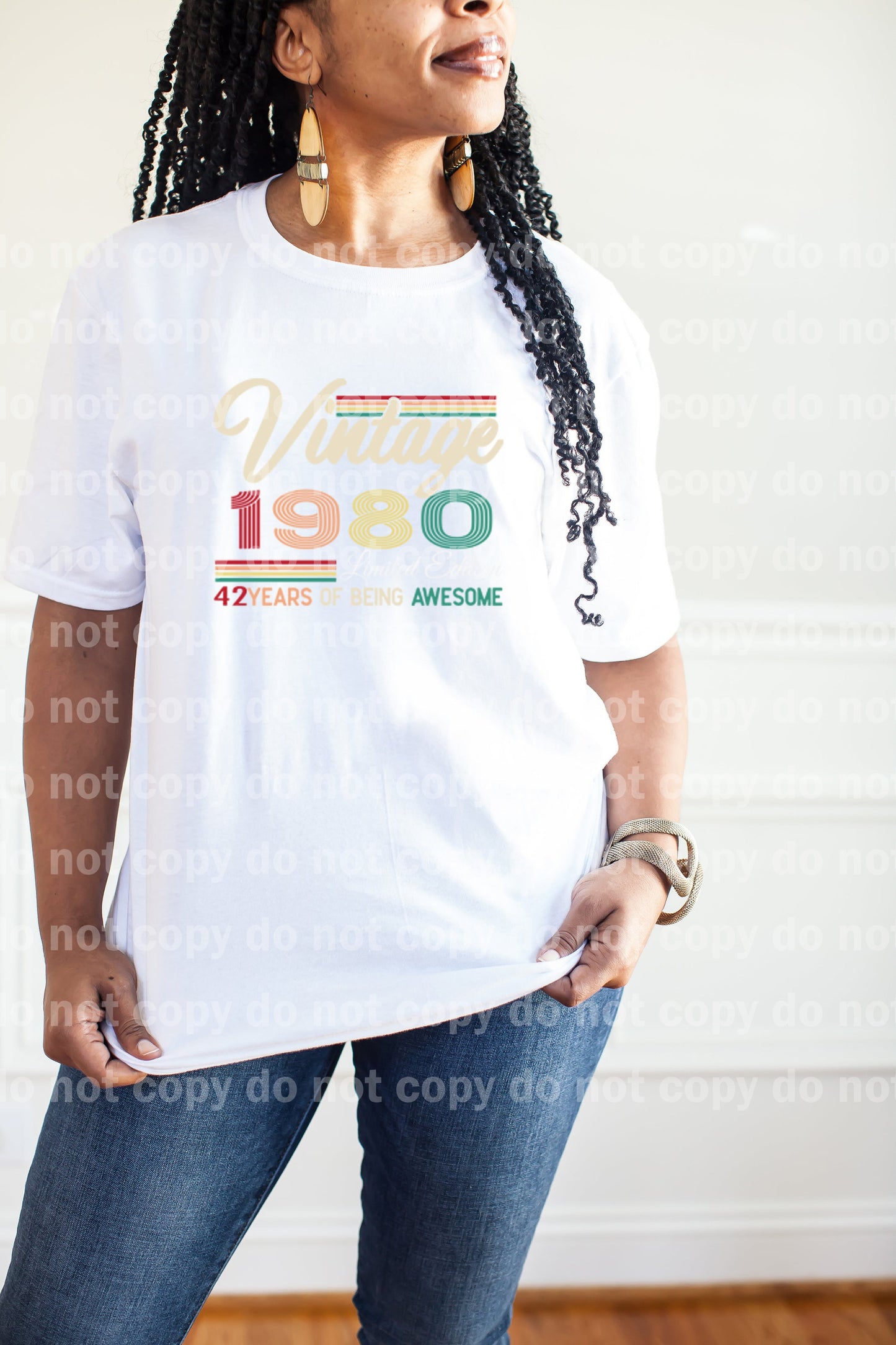 Vintage 1980 42 Years Of Being Awesome Dream Print or Sublimation Print
